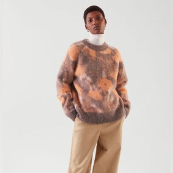 COS Abstract Floral Jacquard Sweater NWT - Picture 4 of 9